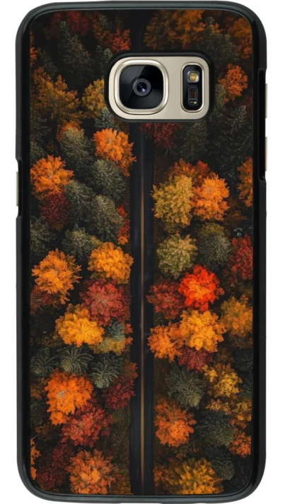 Coque Samsung Galaxy S7 - Autumn 26 Road in autumn
