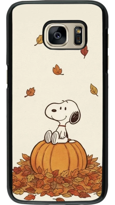 Coque Samsung Galaxy S7 - Autumn 26 Snoopy autumn