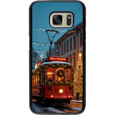 Samsung Galaxy S7 Case Hülle - Christmas 25 Xmas Train