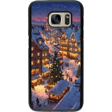 Samsung Galaxy S7 Case Hülle - Christmas 25 Xmas Village