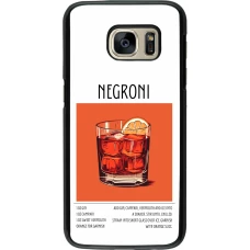 Samsung Galaxy S7 Case Hülle - Cocktail Rezept Negroni