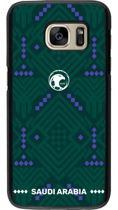 Samsung Galaxy S7 Case Hülle - Saudi Arabien 2026 personalisierbares Fussballtrikot