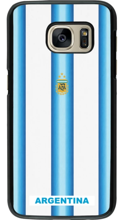 Samsung Galaxy S7 Case Hülle - Argentinien 2026 personalisierbares Fussballtrikot