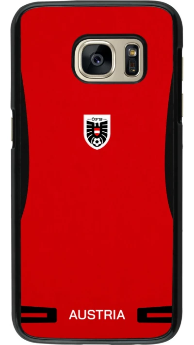 Samsung Galaxy S7 Case Hülle - O?sterreich 2026 personalisierbares Fussballtrikot