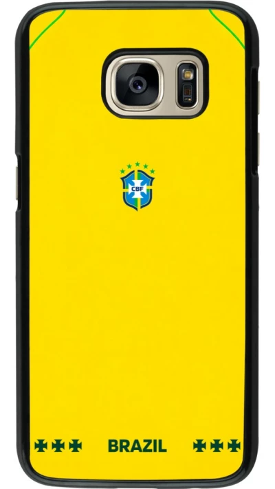 Samsung Galaxy S7 Case Hülle - Brasilien 2026 personalisierbares Fussballtrikot