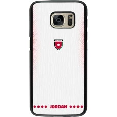 Samsung Galaxy S7 Case Hülle - Jordanien 2026 personalisierbares Fussballtrikot