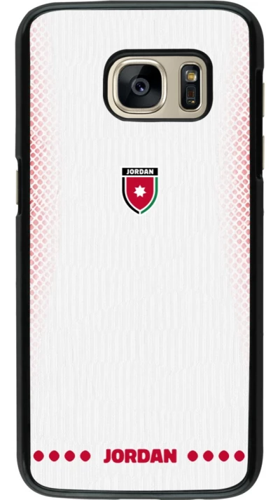 Samsung Galaxy S7 Case Hülle - Jordanien 2026 personalisierbares Fussballtrikot