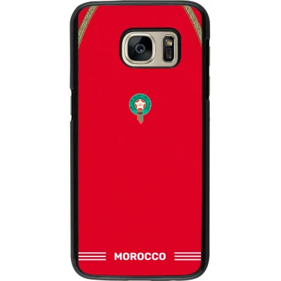 Samsung Galaxy S7 Case Hülle - Marokko 2026 personalisierbares Fussballtrikot