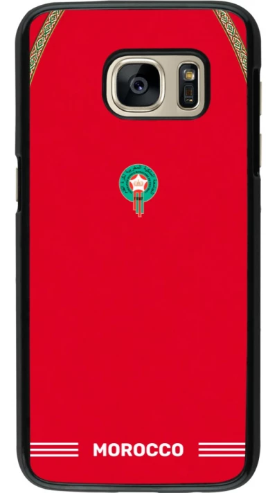 Samsung Galaxy S7 Case Hülle - Marokko 2026 personalisierbares Fussballtrikot