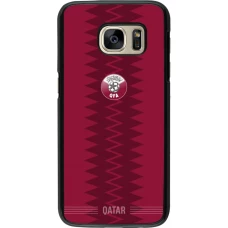 Samsung Galaxy S7 Case Hülle - Qatar 2026 personalisierbares Fussballtrikot