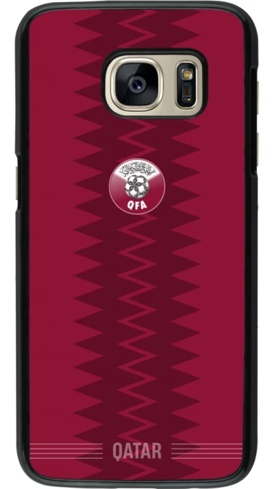 Samsung Galaxy S7 Case Hülle - Qatar 2026 personalisierbares Fussballtrikot