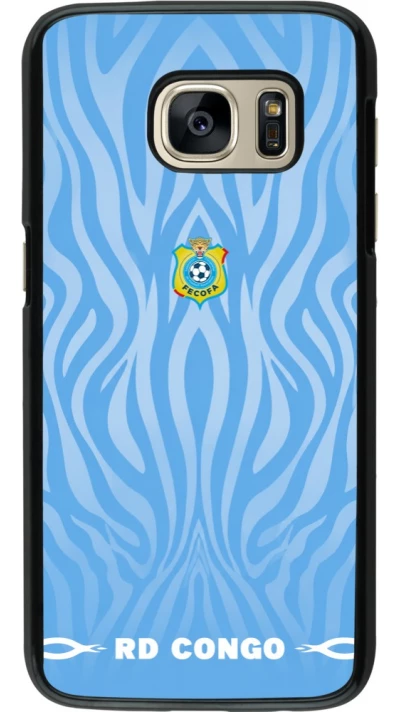 Samsung Galaxy S7 Case Hülle - Demokratische Republik Kongo 2026 personalisierbares Fussballtrikot