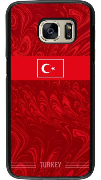 Samsung Galaxy S7 Case Hülle - Türkei 2026 personalisierbares Fussballtrikot