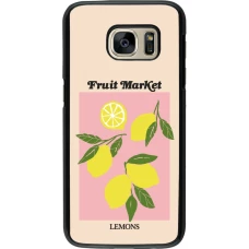 Samsung Galaxy S7 Case Hülle - Fruit market lemons 2026