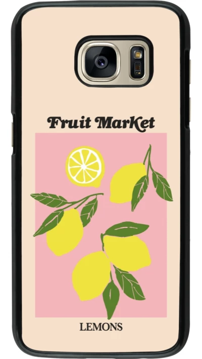Samsung Galaxy S7 Case Hülle - Fruit market lemons 2026