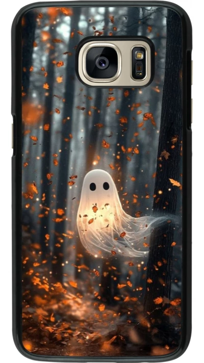 Samsung Galaxy S7 Case Hülle - Halloween 2025 Ghost in the forest