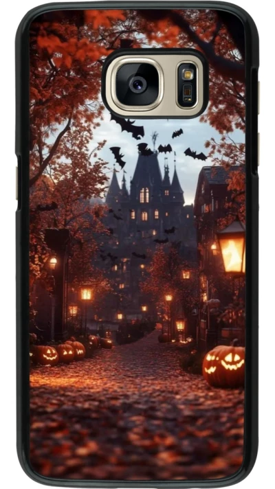 Samsung Galaxy S7 Case Hülle - Halloween 2025 Haunted house