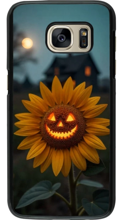 Coque Samsung Galaxy S7 - Halloween 2026 Evil Sunflower