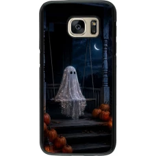 Coque Samsung Galaxy S7 - Halloween 2026 Ghost on a swing