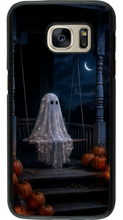 Coque Samsung Galaxy S7 - Halloween 2026 Ghost on a swing