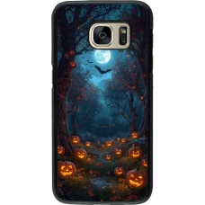 Coque Samsung Galaxy S7 - Halloween 2026 Road of Pumpkins