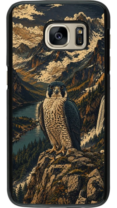 Coque Samsung Galaxy S7 - Linocut Faucun pèlerin