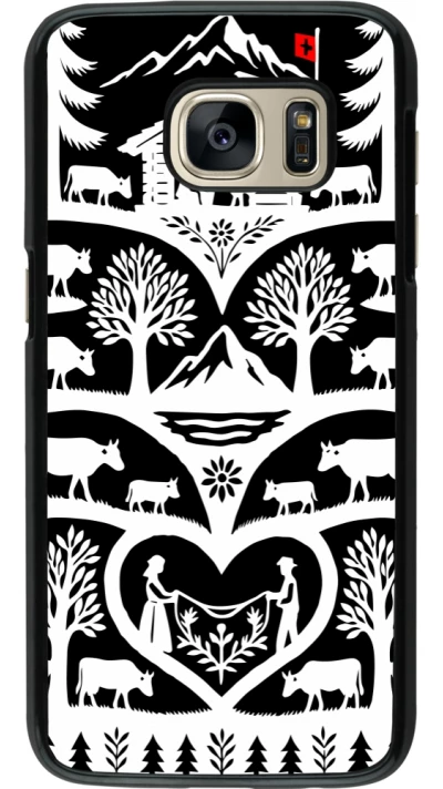 Samsung Galaxy S7 Case Hülle - Poya Schweiz 2 schwarz