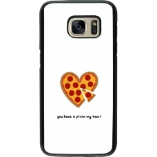 Samsung Galaxy S7 Case Hülle - Saint Valentines Day 26 You have my pizza heart