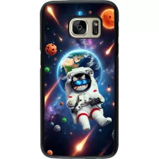 Samsung Galaxy S7 Case Hülle - VR SpaceCat Odyssee