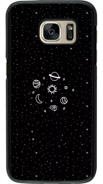 Coque Samsung Galaxy S7 - Space Doodle