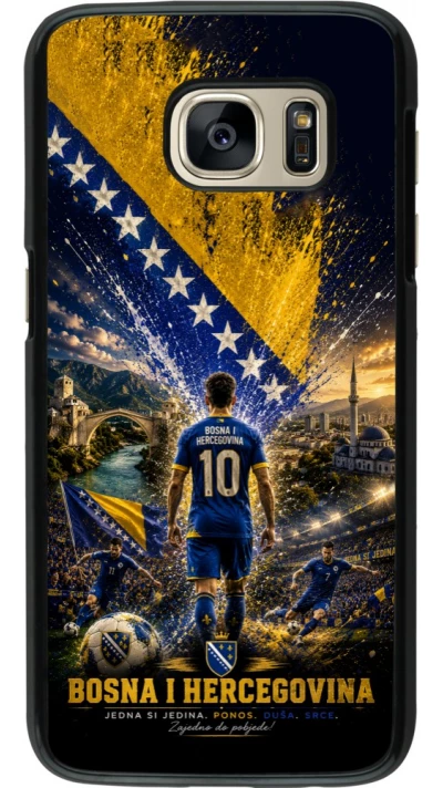 Samsung Galaxy S7 Case Hülle - Fussball Bosnien und Herzegowina splash 2026