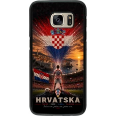 Samsung Galaxy S7 Case Hülle - Fussball Kroatien splash 2026