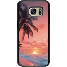 Samsung Galaxy S7 Case Hülle - Watch more sunsets Summer 2026