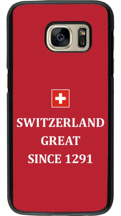 Coque Samsung Galaxy S7 - Switzerland Great Since 1291