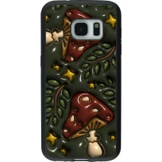 Coque Samsung Galaxy S7 - Silicone rigide noir Autumn 26 3D mushrooms