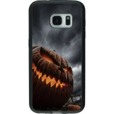 Coque Samsung Galaxy S7 - Silicone rigide noir Halloween 2026 The Wicked Pumpkin