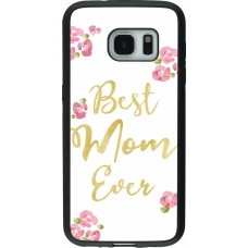 Coque Samsung Galaxy S7 - Silicone rigide noir Mom 2024 best Mom ever