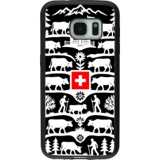 Samsung Galaxy S7 Case Hülle - Silikon schwarz Poya Schweiz 3 schwarz