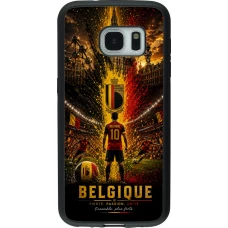 Samsung Galaxy S7 Case Hülle - Silikon schwarz Fussball Belgien splash 2026