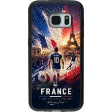 Samsung Galaxy S7 Case Hülle - Silikon schwarz Fussball Frankreich splash 2026