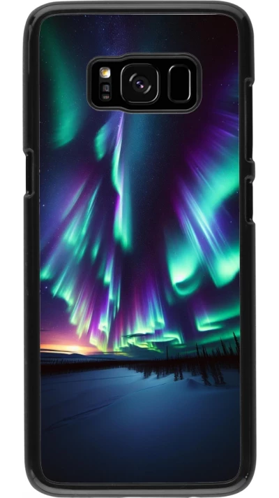 Samsung Galaxy S8 Case Hülle - Funkelndes Nordlicht