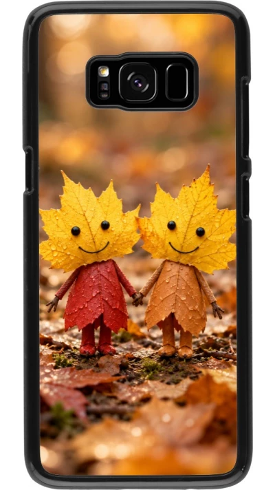 Coque Samsung Galaxy S8 - Autumn 26 Couple of leaves