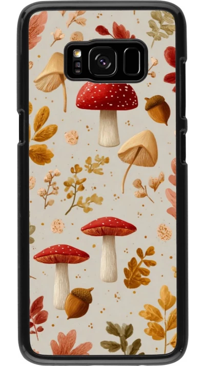 Coque Samsung Galaxy S8 - Autumn 26 Mushrooms and leaves