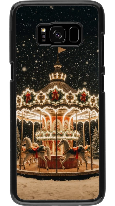 Samsung Galaxy S8 Case Hülle - Christmas 25 Carousel