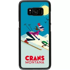 Samsung Galaxy S8 Case Hülle - Crans-Montana Ski Downhill