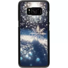 Samsung Galaxy S8 Case Hülle - Schneeflocke Solar Glanz