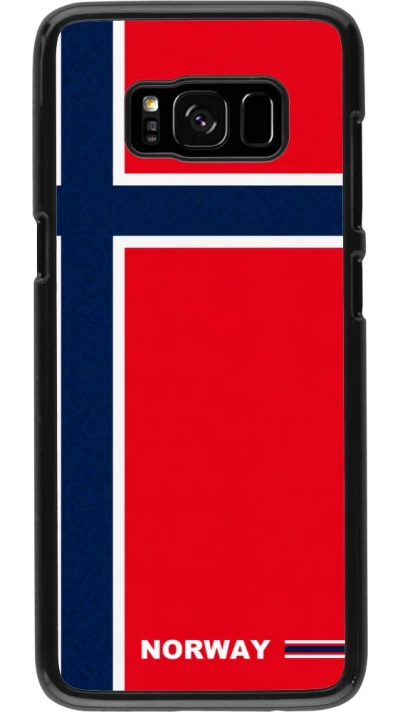 Samsung Galaxy S8 Case Hülle - Norwegen 2026 personalisierbares Fussballtrikot