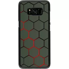 Coque Samsung Galaxy S8 - Geometric Line red