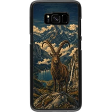 Coque Samsung Galaxy S8 - Linocut Bouquetin