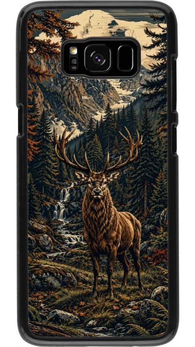 Coque Samsung Galaxy S8 - Linocut Cerf